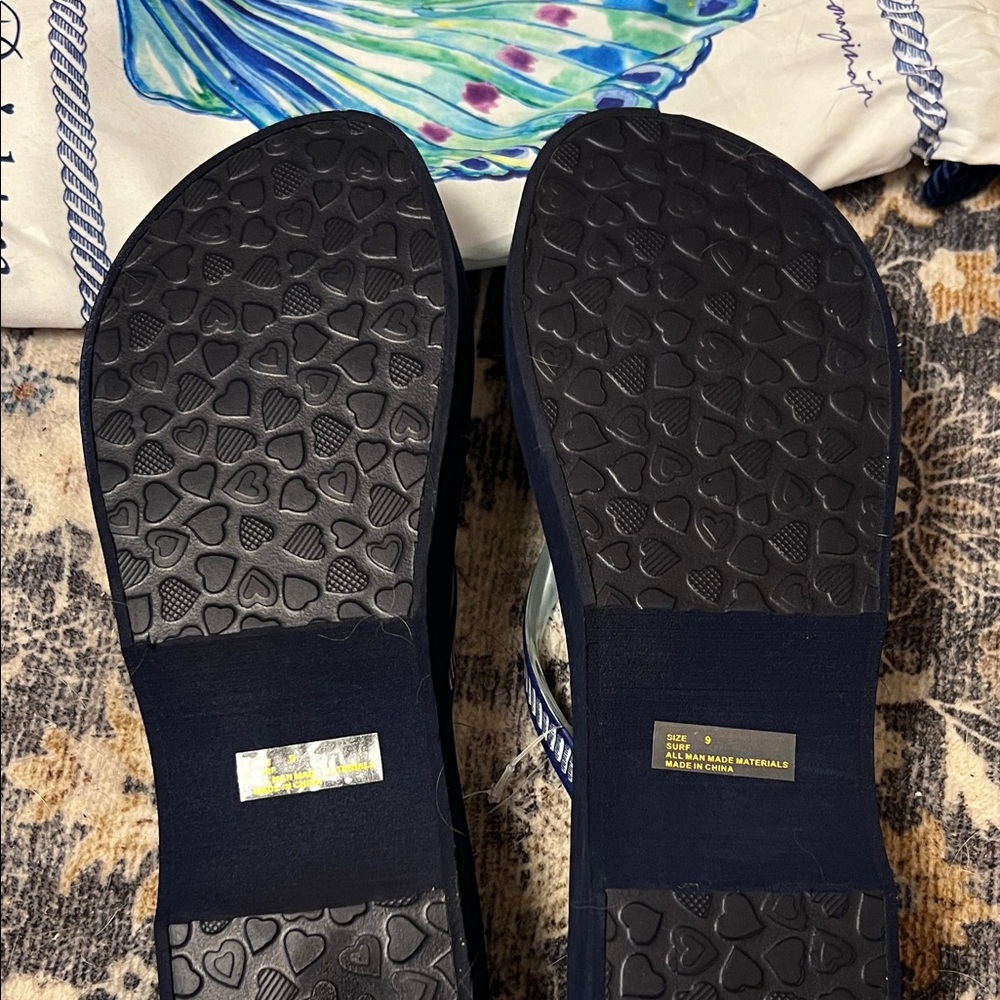 Brighton Oceanic Shell Flip Flops - Picture 4 of 6